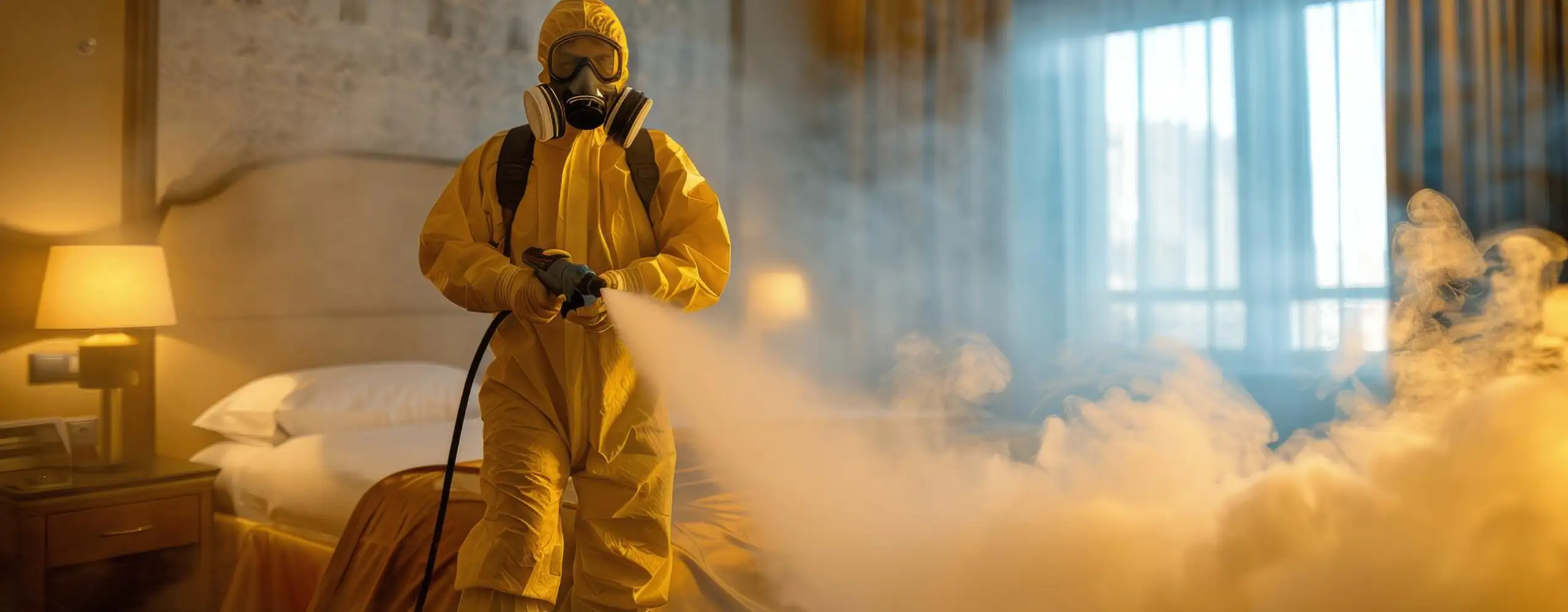 Urgence extermination insectes par fumigation